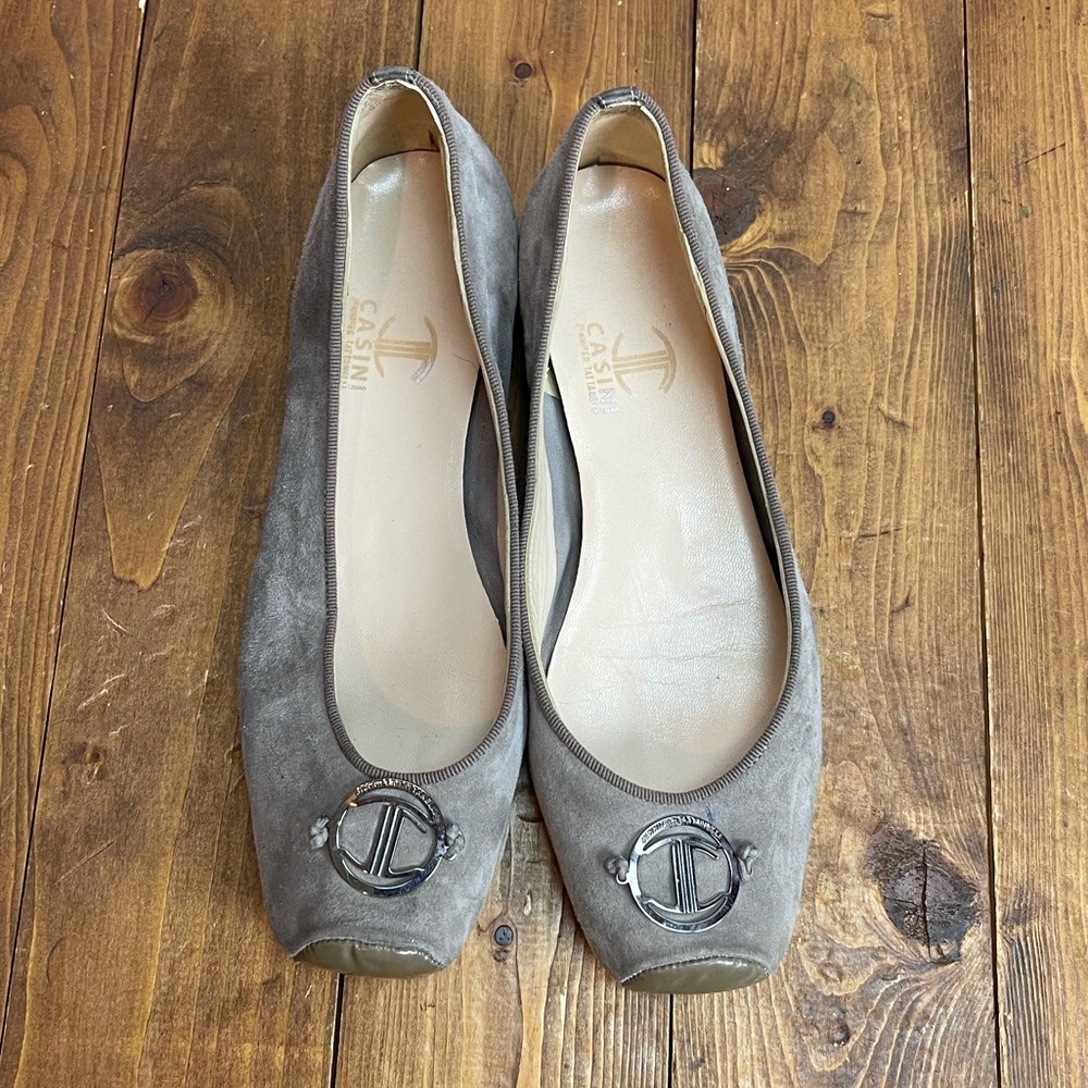 Casini Jennifer tattanelli Taupe Suede ballet Flats
